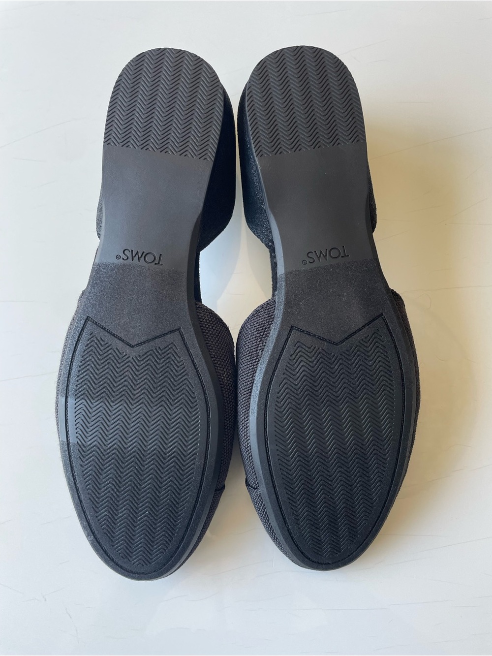 Tom’s Gemma D’Orsay Black Flat Size 9.5 NWT - Picture 9 of 11